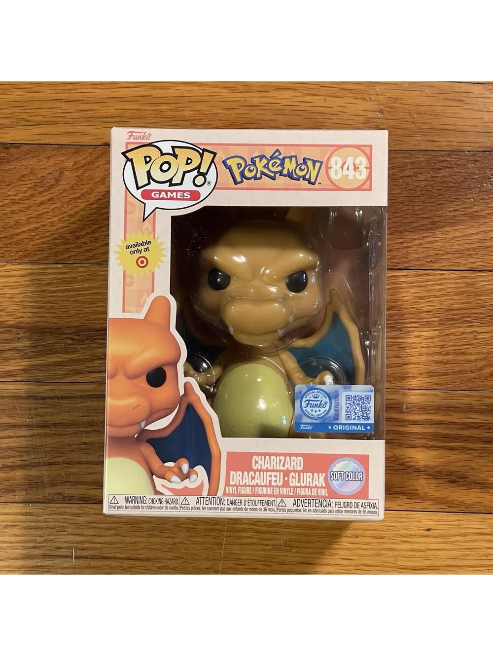 Charizard Soft Color Target EXCLUSIVE Funko Pop! #843 Pokemon Vynil Figure NEW